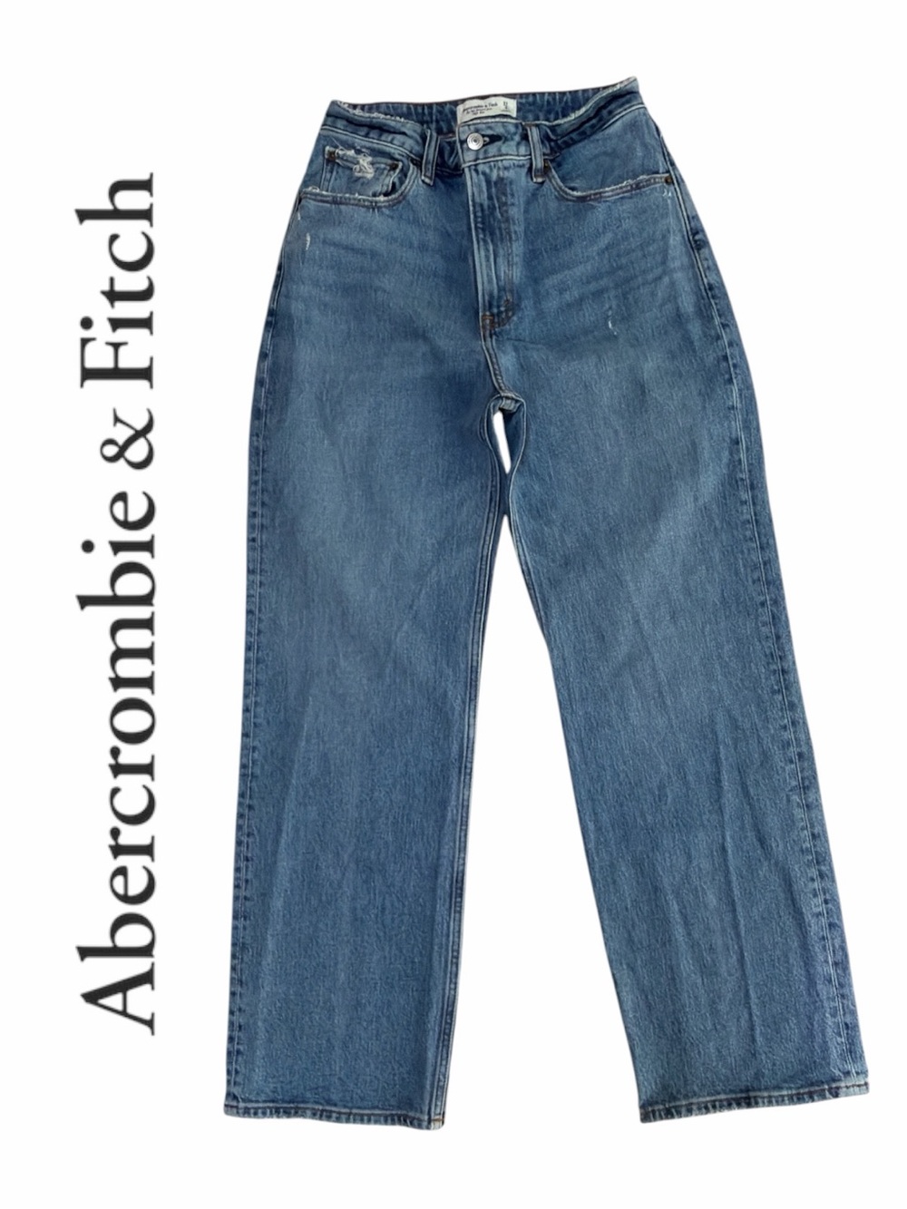 Abercrombie & Fitch‎ Curve Love 90’s Relaxed Jeans High Rise Jeans - Size 27/4S
